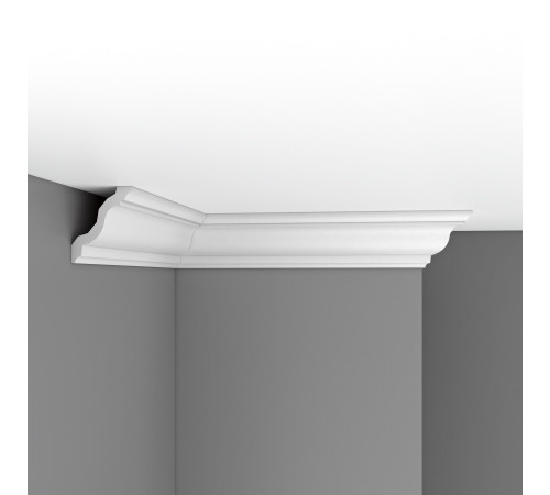 Плинтус потолочный гладкий DECOMASTER DP-2212 125х105х2400 мм DP-2212
