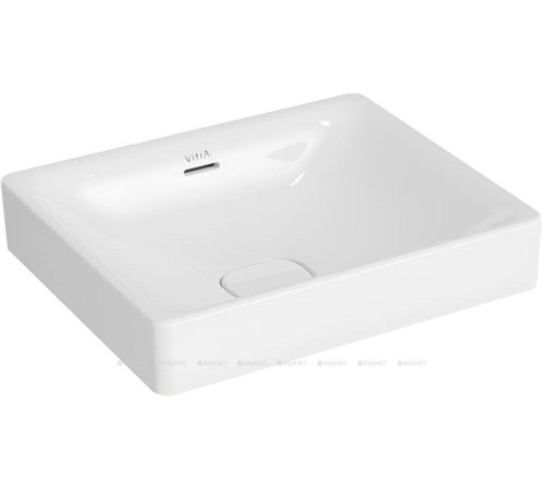 Раковина-чаша VitrA Metropole 50 см прямоугольная с донным клапаном 7534B003-0673