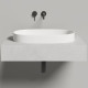 Раковина встраиваемая сверху Salini Greca 64.5х38.5х16.8 см S-Stone белый матовый 1803201M