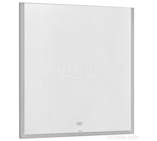 Зеркало Roca Aneto 800х850 мм LED подсветка сенсорный выключатель Белый матовый 812363000