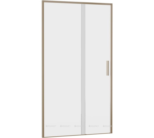 Душевая дверь в нишу Aquanet Pleasure Evo 1100 мм золотой никель Easy Clean AE65-N110-GBT