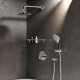 Душевой набор AM.PM X-Joy со смесителем с термостатом на 2 потребителя FT85A1RH10