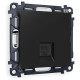 Розетка Ethernet RJ-45 и со шторками, без рамки Ambrella Volt ALFA MA812005