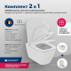 Комплект унитаз подвесной Ideal Standard i.life B с сиденьем микролифт AK0002