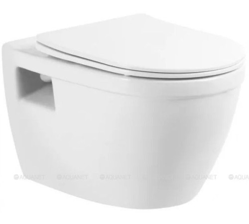 Унитаз подвесной BelBagno Loto 524x366x345 мм с сиденьем BB070CHR/SC