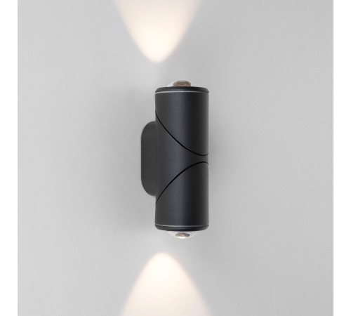 Уличный настенный поворотный светильник GIRA D LED IP54 35127/D черный