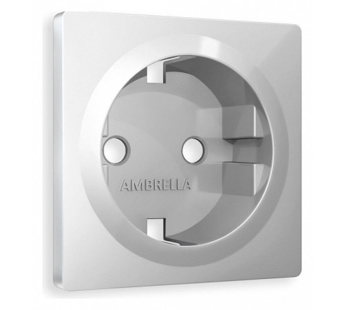 Накладка для розетки с заземлением Ambrella Volt Quant AP4060