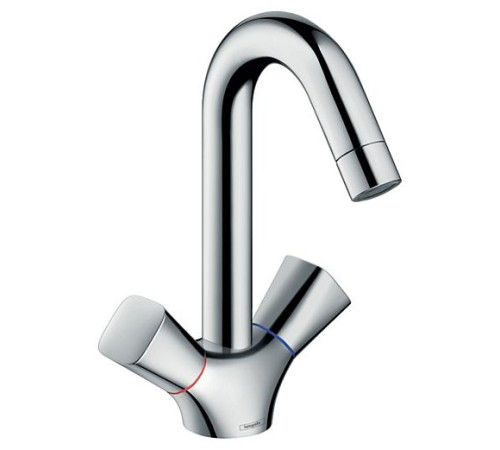 Смеситель для раковины Hansgrohe Logis двуручный без донного клапана 71221000
