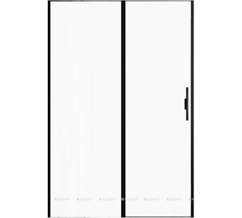 Душевая дверь Allen Brau Priority 1400 мм стекло Optiwhite черный брашированный алюминий 3.31036.BBA