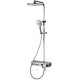 Душевая стойка со смесителем и полочкой Bravat Meissen F6277312CP-A-ENG