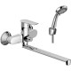 Смеситель универсальный Rossinka Silvermix S35-35 с поворотным изливом 350 мм хром S35-35