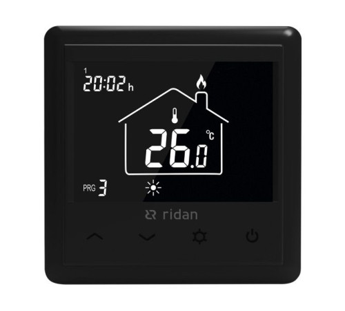 Термостат Ридан WT-RB 230 В чёрный 088U0628R