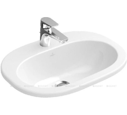 Раковина встраиваемая Villeroy &amp; Boch O.novo 560x405x200 мм 41615601
