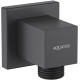 Шланговое подсоединение Aquatek матовый черный AQ2458MB